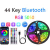 Image of LED Strip Lights RGB APP Control Color Changing Lights with 24 Keys Remote Mode for Room Decoration Bluetooth TV SMD5050 RGB Shopping