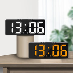 Digital Alarm Clock Voice Control Teperature Snooze Night Mode Desktop Table Clock 12/24H Anti-disturb Funtion LED Clocks Watch Shopping