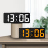 Image of Digital Alarm Clock Voice Control Teperature Snooze Night Mode Desktop Table Clock 12/24H Anti-disturb Funtion LED Clocks Watch Shopping