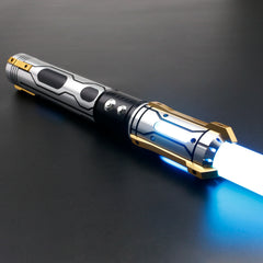 TXQSABER Ghost Lightsaber Pixel Soundboard Neo Smooth Swing Metal Handle LED Strip Blade Cosplay Laser Jedi Sword Kids Toys