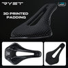 Image of RYET 3D Printed Bicycle Saddle Ultralight Carbon Fiber Hollow Comfortable Breathable MTB Gravel Road bike Cycling Seat Parts Shopping