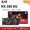 Image of SJS Video Card RX 580 8G 256Bit 2048SP GDDR5 AMD GPU Graphics Cards Gamer RX580 Radeon 8GB Mining Gaming Card placa de video Shopping