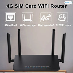 LTE CPE 4G router 300m CAT4 32 wifi users RJ45 WAN LAN wireless modem 4G SIM card wifi router Shopping