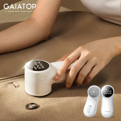 GAIATOP Electric Lint Remover Rechargeable Lint Remover Sweater Defuzzer Intelligent Digital Display Lints Shaver Trimmer Shopping