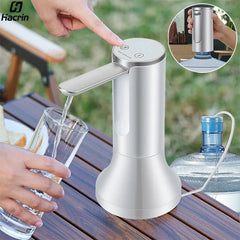 Electric Water Gallon Bottle Pump Automatic Water Dispenser Pump 19 Liters Foldable Desktop Water Bottle Pump H3 Rechargeable Shopping