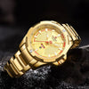 Image of NAVIFORCE Fashion Luxury Gold Watch Men 2022 New Military Sport Quartz Wristwatch Casual Clock Stainless Steel Wateproof Watches Shopping