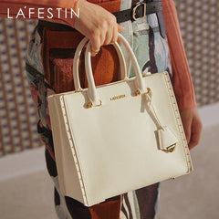 LA FESTIN 2023 New Women Leather Tote Bags Luxury Multifunctional Versatile Ladies Fashion Shoulder Crossbody Designer Handbag Shopping