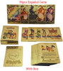 Image of Pokemon Gold Pikachu Cards Box Golden Silver Spanish/English/French Playing Cards Charizard Vmax Gx Game Card Boy Gift Shopping