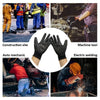 Image of 10/20 Pair Logo Free Polyurethane Gloves Safety Work Gloves Repair Gloves Palm Coated Gloves Carpenter Repairman Supplies Shopping