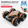 Image of Amphibious RC Car Remote Control Stunt Car Vehicle Double-sided Flip Driving Drift Rc Cars Outdoor Toys for Boys Children's Gift Shopping