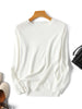 Image of 2022 Autumn Winter Long Sleeve Striped Pullover Women Sweater Knitted Sweaters O-Neck Tops Korean Pull Femme Jumper Female White Shopping