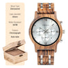 Image of BOBO BIRD Wooden Watch Men erkek kol saati Luxury Stylish Wood Timepieces Chronograph Military Quartz Watches Custom Wood Gift Shopping