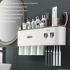 Image of MENGNI-Magnetic Adsorption Inverted Toothbrush Holder Wall -Automatic Toothpaste Squeezer Storage Rack Bathroom Accessories Shopping