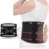 Image of Adjustable Tourmaline Self-heating Magnetic Therapy Waist Belt Lumbar Support Back Waist Support Brace Double Banded aja lumbar Shopping