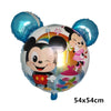 Image of Giant Disney Foil Balloon Mickey Mouse Balloons Minnie Birthday Party Decoration Kids Toy Baby Shower Ball Children Cartoon Gift Shopping