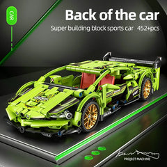 High-Tech Racing Sports Car Creation Expert Building Block 452pcs Racing Model Children's Toys for Boyfriend's Birthday Gifts Shopping