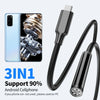 Image of Android Endoscope 5.5mm 7mm Borescope Inspection Snake Camera Waterproof with 6 LED Lights Compatible with Android Phone PC Shopping