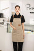 Image of Perfessional Kitchen Apron Women Waterproof Grill Apron With Pockets Mandil Woman Taller Waiter Apron Nail Salon Shopping