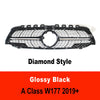 Image of 2019+ Front Mesh Suitable for mercedez A Class W177 amg GT Grill A35 Grille Front Bumper Racing grille A180 A200 A250 gt grill Shopping