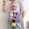 Image of 2023 New Disney Shoulder Bags Cartoons Mickey Mouse Nylon Bag Women Messenger Bag Cute Anime Fashion Handbag Gifts for A Girls Shopping