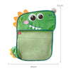 Image of Dinosaur Animal Baby Bath Toys Organizer Kids Tidy Storage Suction Bathroom Bathtub Doll Hanging Bag Basket Mesh Bag Water Toys Shopping