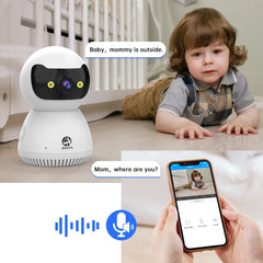 JOOAN 5MP 3MP IP Camera 5G WiFi Home Security Camera AI Tracking Video Surveillance Camera Color Night Vision Smart Baby Monitor