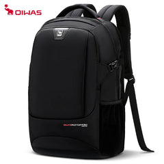 OIWAS Travel Multifunction Backpack Fashion Zipper Open Bag Men's Backpack Laptop High Quality Male Women Business Classic Bags Shopping