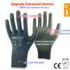 Image of 24Pieces/12 Pairs Safety Working Gloves Black Pu Nylon Cotton Glove Industrial Protective Work Gloves NMSafety Brand Supplier Shopping