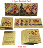 Image of Pokemon Gold Pikachu Cards Box Golden Silver Spanish/English/French Playing Cards Charizard Vmax Gx Game Card Boy Gift Shopping