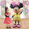 Image of Giant Disney Foil Balloon Mickey Mouse Balloons Minnie Birthday Party Decoration Kids Toy Baby Shower Ball Children Cartoon Gift Shopping