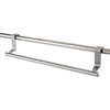 Image of Towel Rack Over Door Towel Bar Hanging Holder Stainless Steel Bathroom Kitchen Cabinet Towel Rag Rack - Shopping