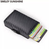 Image of Top Quality Rfid Wallet Men Money Bag Mini Purse Male Aluminium Card Wallet Small Clutch Leather Wallet Thin Purse Carteras 2022 Shopping