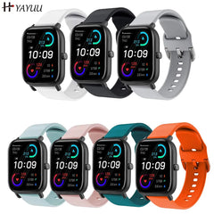 YAYUU 20mm Silicone Strap for Huami Amazfit GTS 4 Mini/GTS 3/GTS 2/GTS 2 mini/GTS 2e Bracelet for Amazfit Bip U/U Pro Wristband Shopping