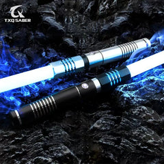 TXQSABER Smooth Swing Lightsaber Metal Hilt Colors Changing Sounds FX Force Blaster Cosplay Laser Sword Proffie 2.2 Baord Toys Shopping