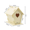 Image of Wood Bird House Nest Birds Breeding Box Bird Parrot Breeding Decorative Cages Pet Accessories Home Balcony Decoration Mating Box Shopping111.com