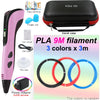 Image of 3D Pen for Children 3D Printing Pen with LED Screen 200M PLA and Power Adapter and Storage Box Christmas Birthday Gift for Kids Shopping