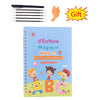 Image of Free Shipping Reusable Montessori Toys  English French Copybooks Pen Children's Writing Sticker Magic Copybook For Calligraphy Shopping