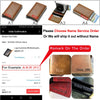 Image of Rfid Blocking Protection Men id Credit Card Holder Wallet Leather Metal Aluminum Business Bank Card Case CreditCard Cardholder Shopping