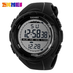 SKMEI Fashion Simple Sport watch Men Military Watches Alarm Clock Shock Resistant Waterproof Digital Watch reloj hombre 1025 Shopping