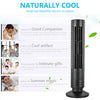 Image of Portable USB Cooling Bladeless Fan Desktop Silent Air Conditioner Humidifier Purifier Multifunction Summer Tower Fan Shopping