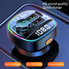 Image of Bluetooth 5.0 FM Transmitter Handsfree Car Radio Modulator MP3 Player With 22.5W USB Super Quick Charge Adapter for Car Shopping