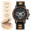 Image of BOBO BIRD Wooden Watch Men erkek kol saati Luxury Stylish Wood Timepieces Chronograph Military Quartz Watches Custom Wood Gift Shopping