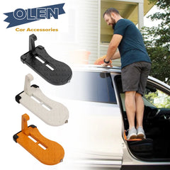 Foldable Car Roof Rack Step Car Door Step Universal Latch Hook Auxiliary Walking Car Foot Pedal Aluminium Alloy Safety Hammer Shopping