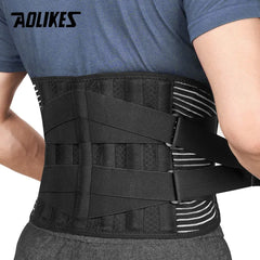 AOLIKES Lower Back Brace with 6 Stays Anti-skid Orthopedic lumbar Support Breathable Waist Support Belt for Gym Pain Relief Shopping