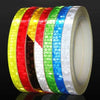 Image of 1cm*8m Bike Stickers Reflective Tape Fluorescent MTB Bike Bicycle Strips Cycling MTB Tapes for Bicycle Helmet Motorcycle Scooter Shopping