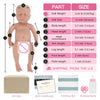 Image of 12" Boy Micro Preemie Full Body Silicone  Baby Doll Lifelike Mini Reborn Doll Surprice Children Anti-Stress My Melody Shopping