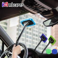 Car Window Cleaner Brush Kit Windshield Cleaning Wash Tool Inside Interior Auto Glass Wiper With Long Handle Car Accessories Shopping