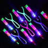 Image of Amazing Light Toy Arrow LED Light Toys Outdoor Party Fun Gift Rubber Band Catapult Glow In The Dark Rocket Helicopter Flying Toy Shopping