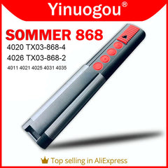 SOMMER 868MHz 4020 TX03-868-4 4026 TX03-868-2 Garage Remote Control Replacement Garage Command Door Opener 4011 4025 4031 4035 Shopping