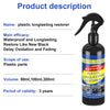 Image of Car Plastic Restorer Back To Black Gloss Car Cleaning Products Plastic Leather Restore Auto Polish And Repair Coating Renovator Shopping